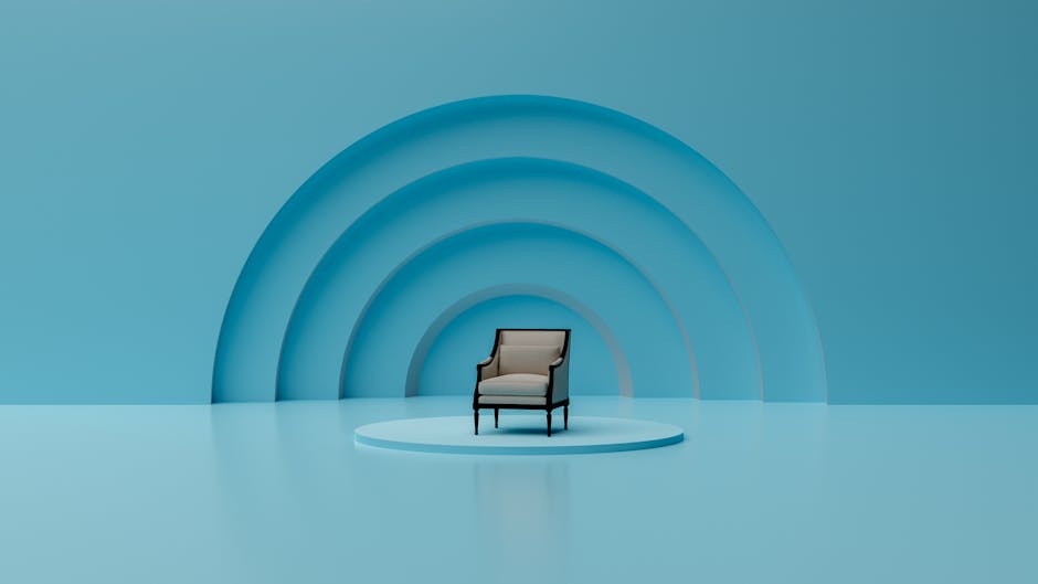 Minimalist chair representing 1-on-1 consultation